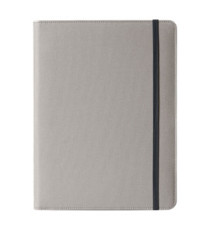 Portablocco Meet - con elastico - 31 x 25 x 1,4 cm - grigio - In Tempo