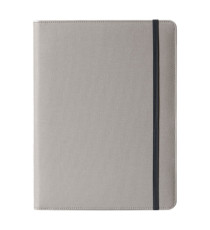 Portablocco Meet - con elastico - 31 x 25 x 1,4 cm - grigio - In Tempo