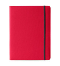 Portablocco Meet - con elastico - 31 x 25 x 1,4 cm - rosso - In Tempo