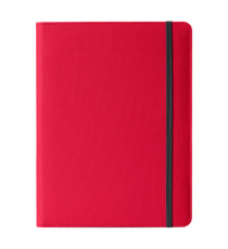 Portablocco Meet - con elastico - 31 x 25 x 1,4 cm - rosso - In Tempo