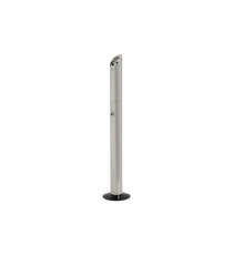 Portacenere da terra - da esterno - diametro 18 cm - H 90 cm - acciaio inox