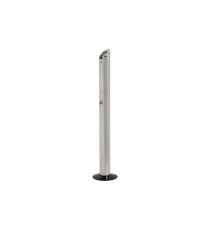 Portacenere da terra - da esterno - diametro 18 cm - H 90 cm - acciaio inox