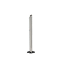 Portacenere da terra - da esterno - diametro 18 cm - H 90 cm - acciaio inox
