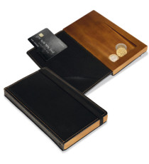 Portaconto - legno e similpelle - Securit