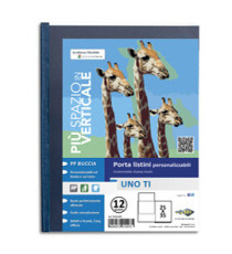 Portalistini personalizzabile Uno TI - 25x35 cm - 12 buste - blu - Sei Rota