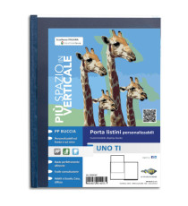 Portalistini personalizzabile Uno TI - 35x50 cm - 24 buste - blu - Sei Rota