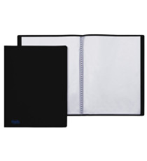 Portalistini Sviluppo - buccia - PP - 22 x 30 cm - 20 buste - nero - Favorit