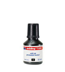 Ricarica Inchiostro marcatore permanente T25 - 30ml - nero - Edding