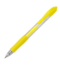 Roller gel a scatto G-2 - punta 0,7mm - giallo neon - Pilot