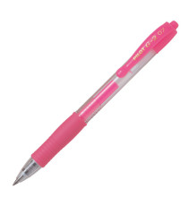Roller gel a scatto G-2 - punta 0,7mm - rosa neon - Pilot