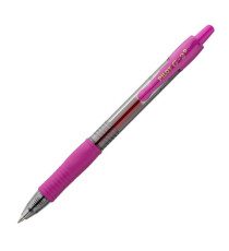 Roller gel a scatto G-2+ - punta 0,7mm - rosa - Pilot