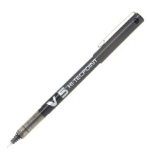 Roller Hi Tecpoint V5 con cappuccio - punta 0,5mm - nero - Pilot - conf. 16 + 4 pezzi