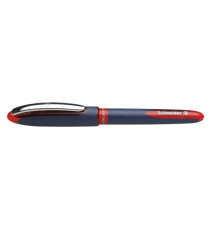 Roller One Business con cappuccio  - tratto ultra smooth 0,6mm - rosso - Schneider