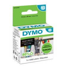 Rotolo 1000 etichette LW 13530 - 13 x 25 mm - carta - multiuso  - removibile - bianco - Dymo
