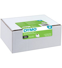 Rotolo 130 etichette LW  2093091 - 28 x 89 mm - carta - indirizzi standard - bianco - Dymo - value pack 12 pezzi