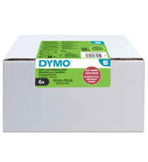 Rotolo 140 etichette LW 2177565 - 102 mm x 210 mm - carta - solo per LW5XL - Dymo - conf. 6 rotoli