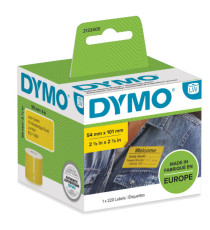 Rotolo 220 etichette LW 2133400 - 54 x 101 mm - carta - spedizione/badge - giallo - Dymo