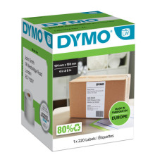 Rotolo 220 etichette LW S0904980 - 104 x 159 mm - carta - indirizzi XL - bianco - Dymo