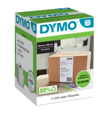 Rotolo 220 etichette LW S0904980 - 104 x 159 mm - carta - indirizzi XL - bianco - Dymo