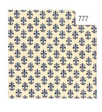 Rotolo Cartarivesto Rex 58 - lavabile - 50 x 500 cm - giglio blu - Rex Sadoch