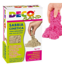 Sabbia cinetica Deco Sand - 1 kg - fucsia - Deco