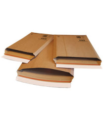 Sacchetti e-commerce pack - 15 x 25 x 5 cm - cartone microonda - avana - Blasetti - conf. 25 pezzi