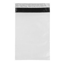 Sacchetto - per corrieri - 22 x 32 x 5 cm - PE - bianco - conf. 100 pezzi