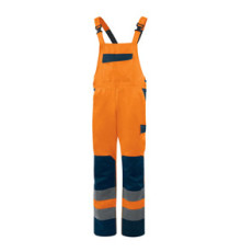 Salopette alta visibilità M1SA2HV - taglia XL - arancio fluo - Deltaplus
