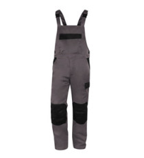 Salopette da lavoro M1SA2 - taglia M - twill/poliestere/cotone - grigio - Deltaplus