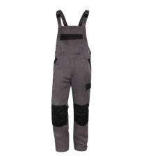 Salopette da lavoro M1SA2 - taglia M - twill/poliestere/cotone - grigio - Deltaplus