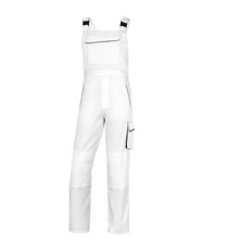 Salopette da lavoro Panostyle M6SAL - taglia XXL - PE/cotone - bianco/grigio - Deltaplus