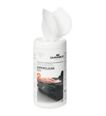 Salvietta detergente per superfici in plastica SUPERCLEAN BOX - Durable - conf. 100 pezzi