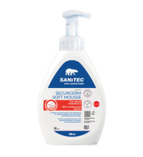 Sapone in mousse Securgerm - con antibatterico - dispenser 600 ml - Sanitec