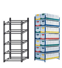 Scaffale RANG'ECO - modulo base - 5 ripiani - 100 x 70 x 200 cm - grigio - Paperflow