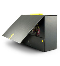 Scatola archivio Big Next - dorso 12 cm - 25 x 35 cm - nero/giallo - Sei Rota
