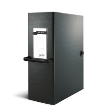 Scatola archivio Big Next - dorso 16 cm - 25 x 35 cm - nero/nero - Sei Rota