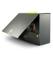 Scatola archivio Big Next - dorso 16 cm - 25 x 35 cm - nero/rosso - Sei Rota