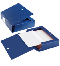 Scatola archivio Scatto - dorso 8 cm - 25 x 35 cm - blu - Sei Rota