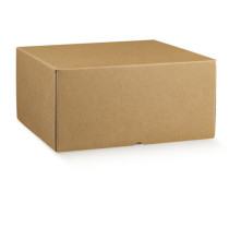 Scatola box per asporto linea Marmotta - 30x40x19,5 cm - avana - Scotton