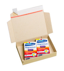 Scatola Grass Box - per spedizioni - A4 - 34 x 23,5 x 4 cm - grigio - Bong Packaging - conf. 50 pezzi