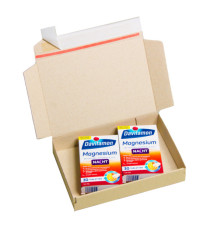 Scatola Grass Box - per spedizioni - A4 - 34 x 23,5 x 4 cm - grigio - Bong Packaging - conf. 50 pezzi