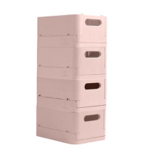 Scatola pieghevole The Smart Case maxi Skandi - 37,5 x 27,5 x 16,3 cm - nude - Exacompta