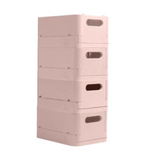 Scatola pieghevole The Smart Case maxi Skandi - 37,5 x 27,5 x 16,3 cm - nude - Exacompta