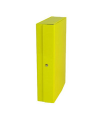 Scatola progetto Glossy - dorso 8 cm - giallo - Starline