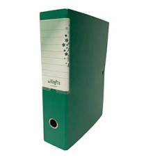 Scatola progetto KingPro - con portaetichetta - dorso 4 cm - verde - Starline
