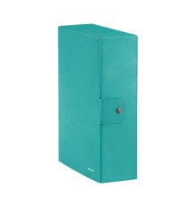 Scatola progetto WOW - dorso 10 cm - acquamarina metallizzato - Leitz