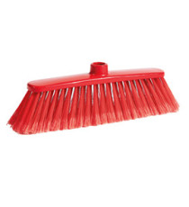 Scopa Alma - per interni - rosso - 33 x 7,5 x 11,5cm - PPL/PVC - PerfettoFactory