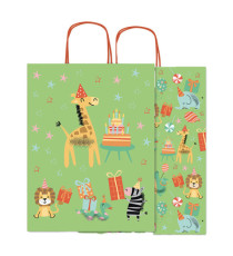 Shoppers - con manici - 36x41x12 cm - fantasie assortite - Rex Sadoch