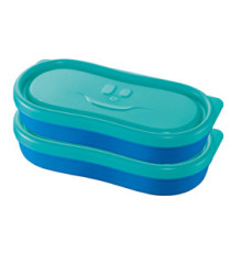 Snack box Picnik Concept - blu - Maped - set 2 pezzi