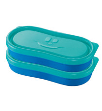 Snack box Picnik Concept - blu - Maped - set 2 pezzi